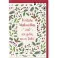 Fröhliche Weihnachten und ein gutes neues Jahr - Christmas card