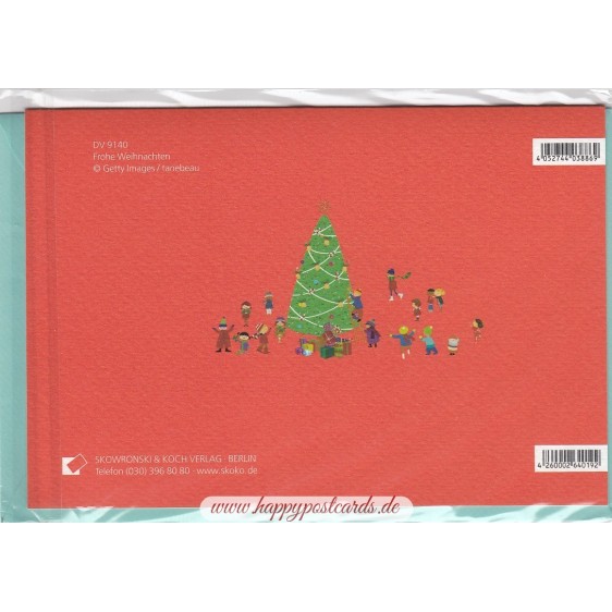 Frohe Weihnachten - Town - Christmas card