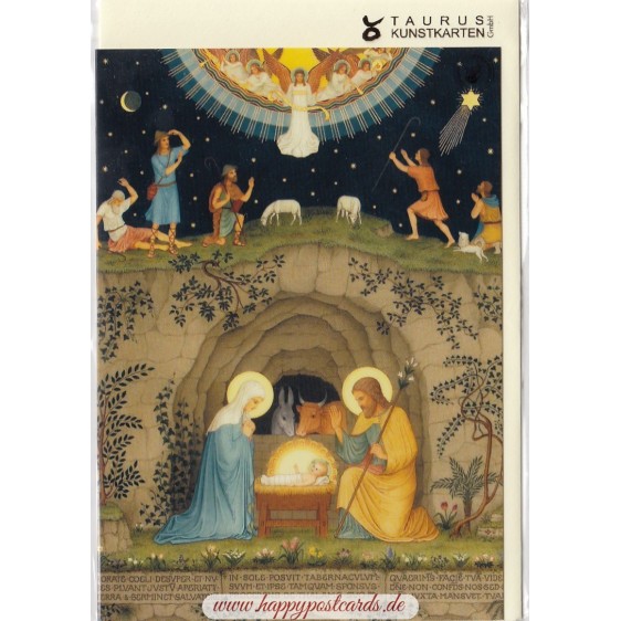 Christi Geburt - Weihnachtsgrußkarte