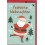 Fröhliche Weihnachten - Santa is skating - Christmas card