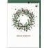 Fröhliche Weihnachten - Kranz  - Weihnachtsgrußkarte