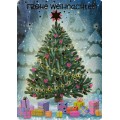 Frohe Weihnachten - Christmas tree - Mila Marquis Postcard