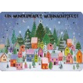 Wunderbares Weihnachtsfest - Stadt - Mila Marquis Postkarte