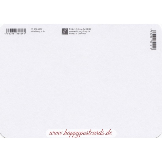 Frohe Weihnachten - Santa - Mila Marquis Postcard