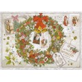 Frohe Weinachten - Wreath No. 27 - Auguri - Barbara Behr - Postcard