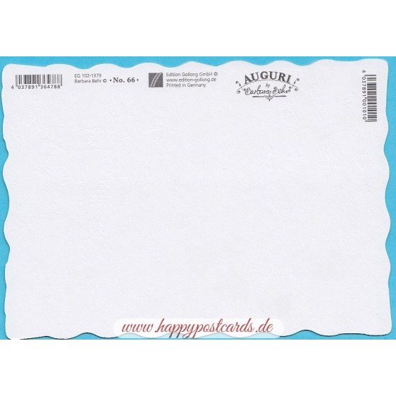 Frohes Fest - Nussknacker No. 66 - Auguri - Barbara Behr - Postkarte