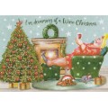 I'm dreaming of a wine christmas -  Ingrid Berendsen Postcard