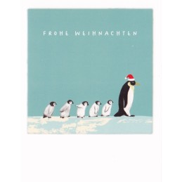 Frohe Weihnachten - Pinguine - Weihnachtskarte - PolaCard
