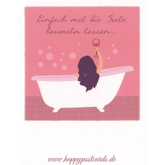 Einfach mal die Seele baumeln lassen - PolaCard