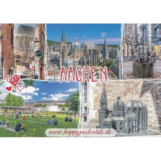 Aachener Dom Multi - Ansichtskarte