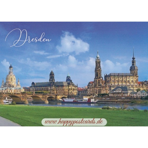 Dresden - Elbpanorama - Viewcard