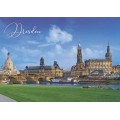 Dresden - Elbpanorama - Ansichtskarte