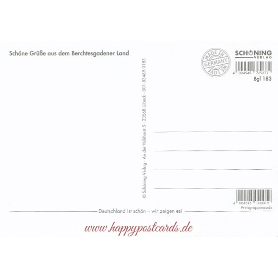 Berchtesgadener Land - Multi - Ansichtskarte