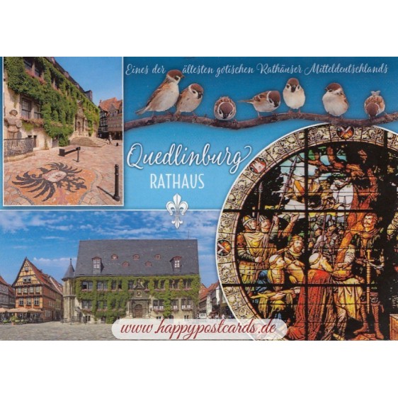 Quedlinburg - Sparrow - Viewcard