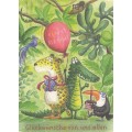 Happy Birthday - Wild animals - Gisela Herberger - Postcard
