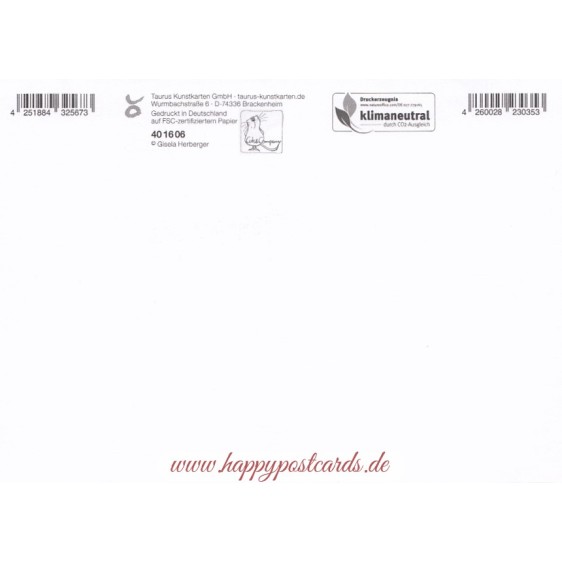 Happy Birthday - Dschungeltiere - Gisela Herberger - Postkarte