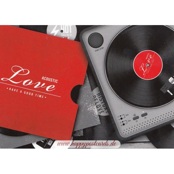 Vinyl - Contrasts -  Postcard