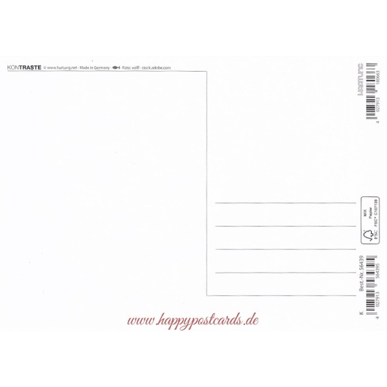Bierflaschen - Kontraste - Postkarte