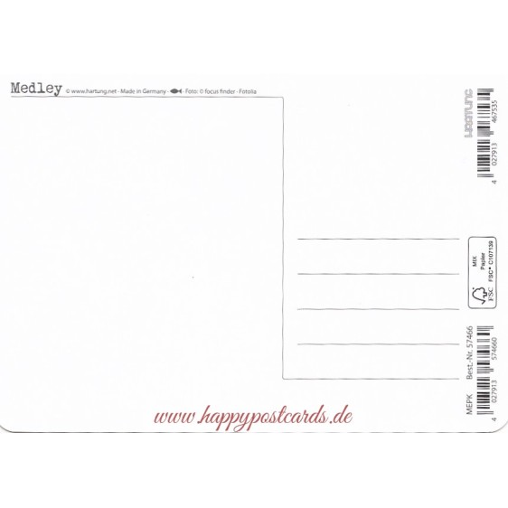 Mohn - Medley-Postkarte