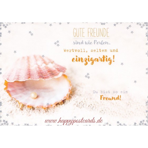 Gute Freunde - in touch postcard