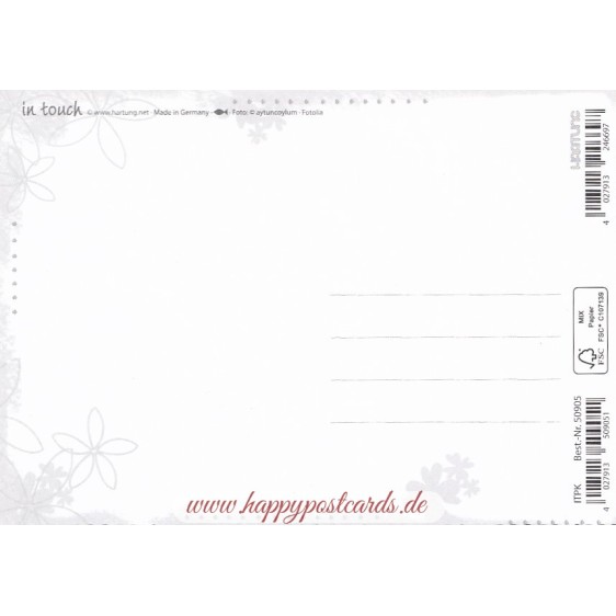 Gute Freunde - in touch postcard