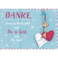 Danke - in touch postcard