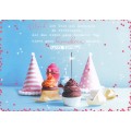 Happy Birthday - Glück - in touch postcard