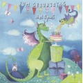 Zum Geburtstag - Dragons - Kristiana Heinemann Postcard