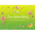 Zum Geburtstag - Schmetterlinge - Kristiana Heinemann - Postkarte