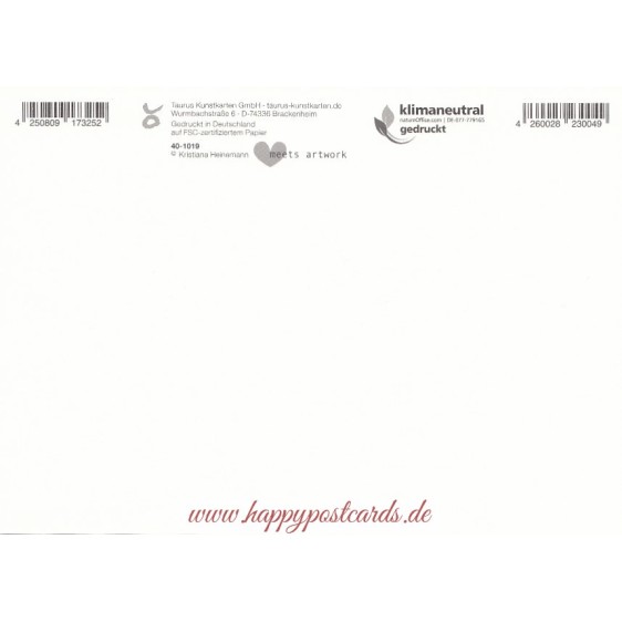 Zum Geburtstag - Butterflies - Kristiana Heinemann Postcard
