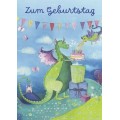 Zum Geburtstag - Drachen - Kristiana Heinemann - Postkarte