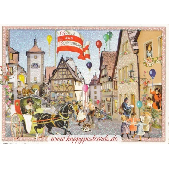 Rothenburg o.T. 2 - Tausendschön - Postkarte