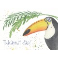 Tukannst das! - Toucan - Gisela Herberger - Postcard