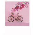 Bicycle with flowers - PolaCard