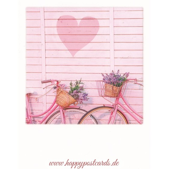 Bicycles in love - PolaCard
