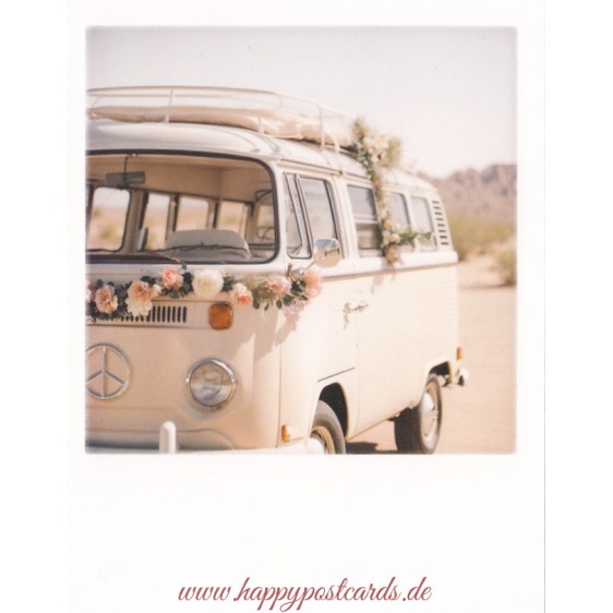 Oldtimer bus - PolaCard