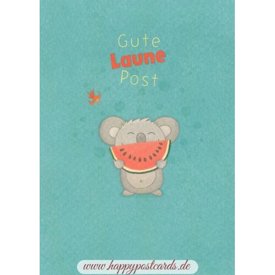Gute Laune Post - Koala - Charis Bartsch Postkarte