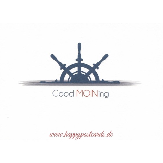 Good MOINing - Postkarte