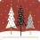 Merry Christmas - Christmas trees - Christmas Postcard