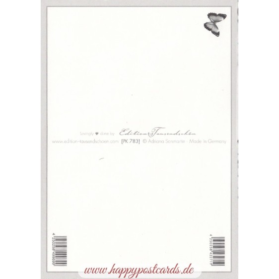 Schmetterlinge - Tausendschön - Postkarte