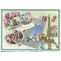 Paris - Souvenir - Tausendschön Postcard