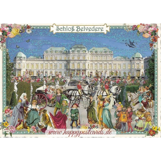 Vienna - Palace Belvedere - Tausendschön - Postcard