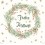 Frohe Festtage - wreath - Christmas Postcard