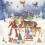 Woman with deers - Kristiana Heinemann -Christmas Postcard