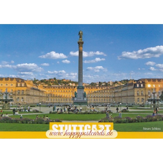 Stuttgart - New Palace - Viewcard