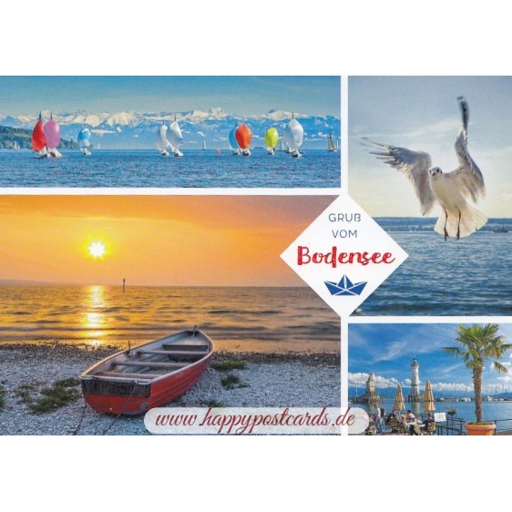 Gruß vom Bodensee - Ansichtskarte