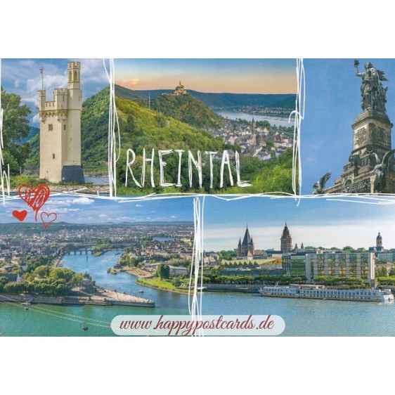 Rheintal - Ansichtskarte