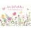 Zum Geburtstag die besten Wünsche - Flowers - Birthday Postcard