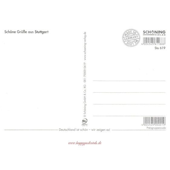 Stuttgart - Weißenhofsiedlung - Ansichtskarte