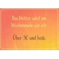 Über 30 und heiß - Birthday Postcard